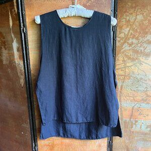 Ozma linen Apron Tank